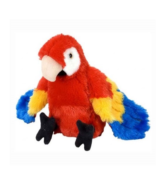 MINI CUDDLEKINS MACAW SCARLET 20CM - ΠΟΡΦΥΡΟΣ ΜΑΚΑΟ KM-12293
