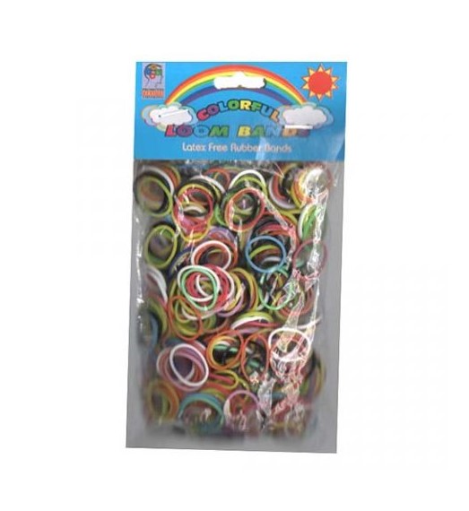 RUBBER BAND OPAQUE MIXED 600+ CR14003