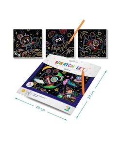 SCRATCH SET SPACE - ΣΕΤ ΖΩΓΡΑΦΙΚΗ ΜΕ ΞΥΣΤΟ ΔΙΑΣΤΗΜΑ DO300217