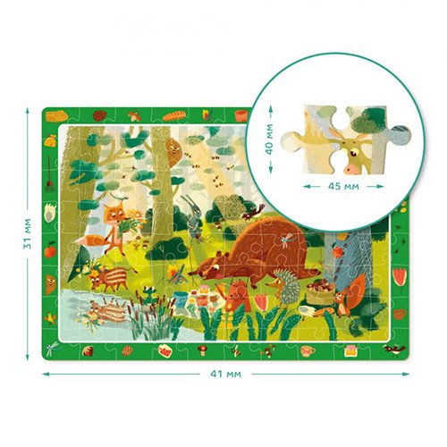 OBSERVATION PUZZLE FAIRYTALE FOREST 80 ΤΜΧ - ΠΑΖΛ ΠΑΡΑΤΗΡΗΣΗΣ ΠΑΡΑΜΥΘΕΝΙΟ ΔΑΣΟΣ DO300366 - Image 3