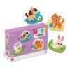 PUZZLE 3 IN 1 PETS - ΚΑΤΟΙΚΙΔΙΑ DO300395