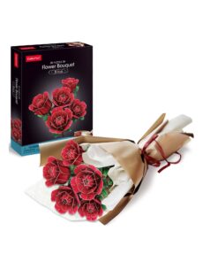 FLOWER BOUQUET ROSE - ΜΠΟΥΚΕΤΟ ΜΕ ΤΡΙΑΝΤΑΦΥΛΛΑ CF0865