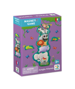 MAGNETIC GAME JUNGLE FRIENDS - ΜΑΓΝΗΤΙΚΟ ΠΑΙΧΝΙΔΙ ΟΙ ΦΙΛΟΙ ΤΗΣ ΖΟΥΓΚΛΑΣ DO200256 - Immagine 2