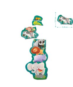 MAGNETIC GAME JUNGLE FRIENDS - ΜΑΓΝΗΤΙΚΟ ΠΑΙΧΝΙΔΙ ΟΙ ΦΙΛΟΙ ΤΗΣ ΖΟΥΓΚΛΑΣ DO200256 - Immagine 5