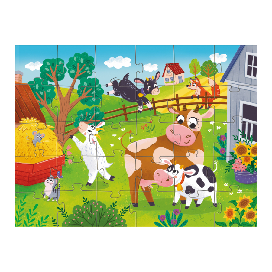 PUZZLE COWS & LITTLE GOATS 30 ΤΜΧ - ΑΓΕΛΑΔΕΣ & ΚΑΤΣΙΚΑΚΙΑ DO300683 - Image 3