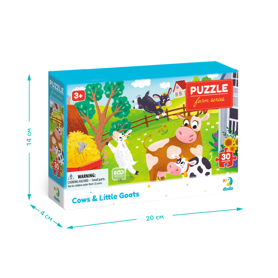 PUZZLE COWS & LITTLE GOATS 30 ΤΜΧ - ΑΓΕΛΑΔΕΣ & ΚΑΤΣΙΚΑΚΙΑ DO300683 - Image 5