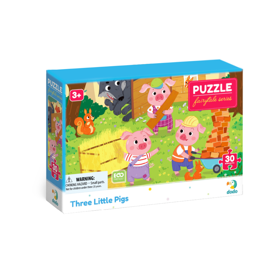PUZZLE THREE LITTLE PIGS 30 ΤΜΧ - ΤΑ ΤΡΙΑ ΓΟΥΡΟΥΝΑΚΙΑ DO300695 - Image 2