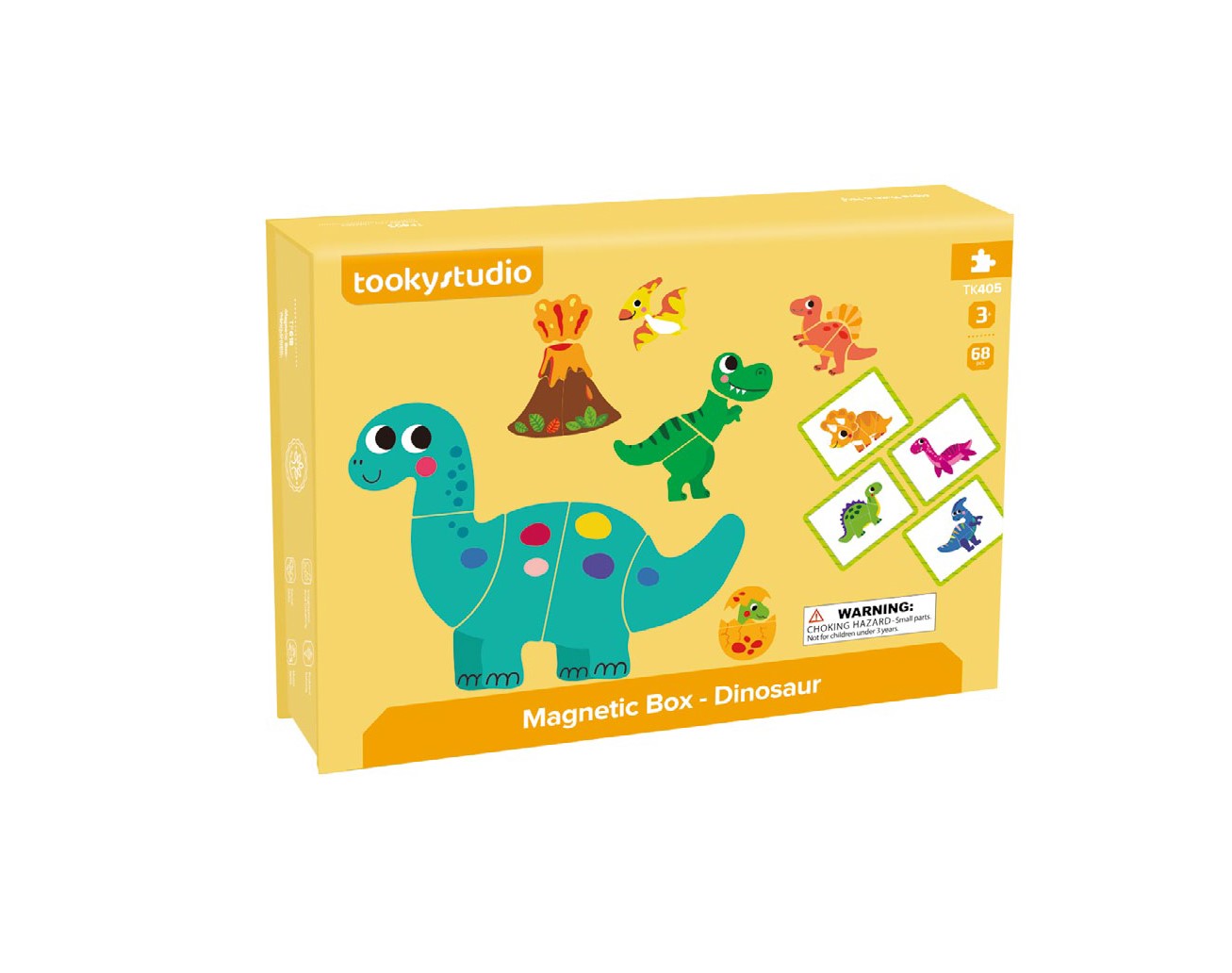 MAGNETIC BOX DINOSAUR - ΜΑΓΝΗΤΙΚΟ ΚΟΥΤΙ ΔΕΙΝΟΣΑΥΡΟΙ TTK405 - Image 2