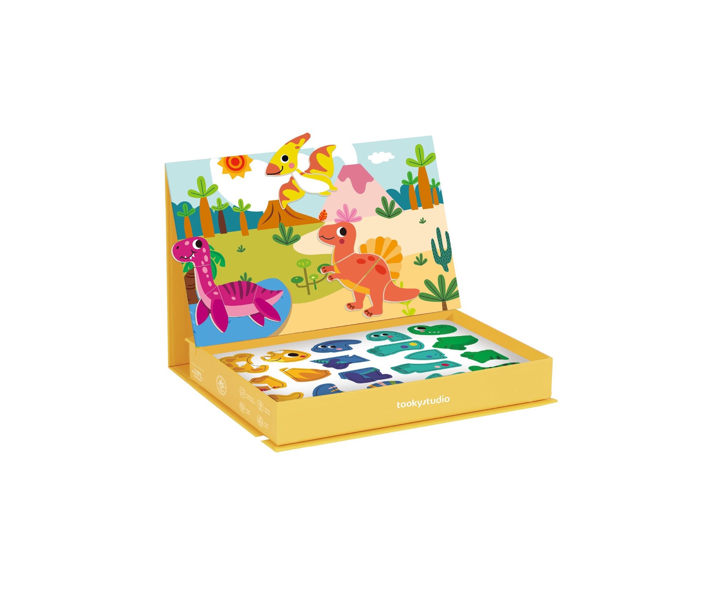 MAGNETIC BOX DINOSAUR - ΜΑΓΝΗΤΙΚΟ ΚΟΥΤΙ ΔΕΙΝΟΣΑΥΡΟΙ TTK405