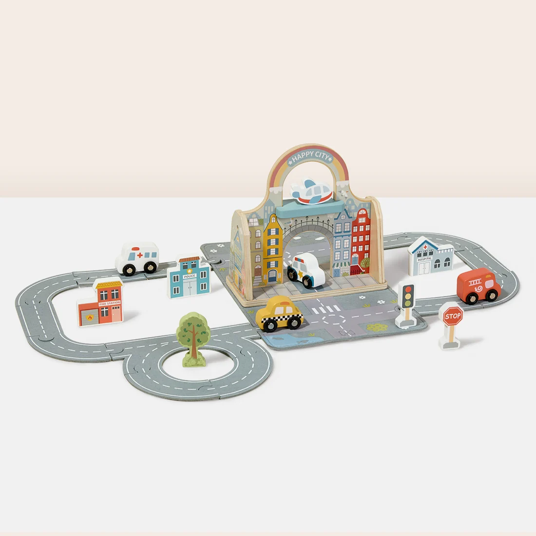 SPIELSET „STADT AUS FILZ“. - STADT VON FILZ TTP536