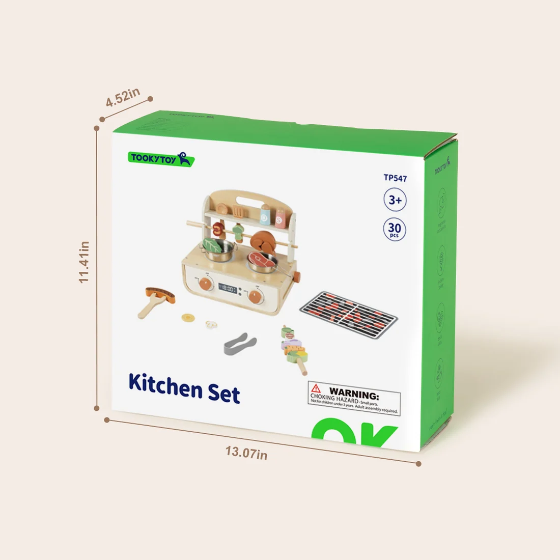 KITCHEN SET - ΚΟΥΖΙΝΑ ΚΑΙ ΜΠΑΡΜΠΕΚΙΟΥ TTP547 - Image 2