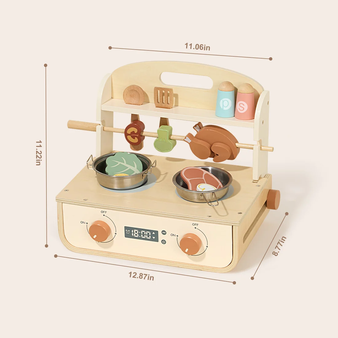 KITCHEN SET - ΚΟΥΖΙΝΑ ΚΑΙ ΜΠΑΡΜΠΕΚΙΟΥ TTP547 - Image 7